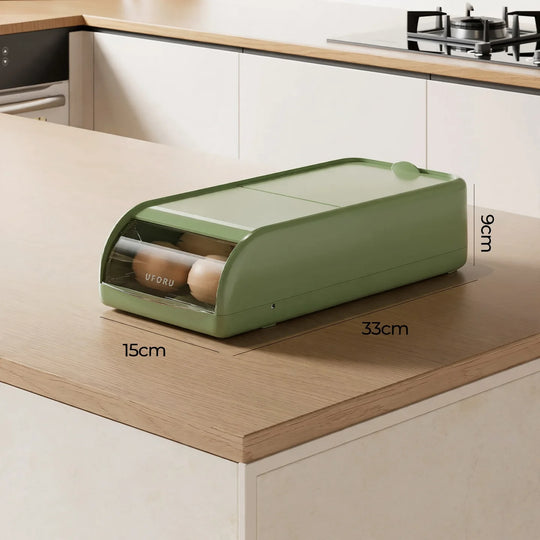 Unisex Æggeopbevaringskasse med Tætsluttende Låg og Pladsbesparende Design 5