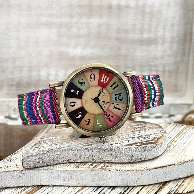 Unisex Armbåndsur med Flettet Design 5