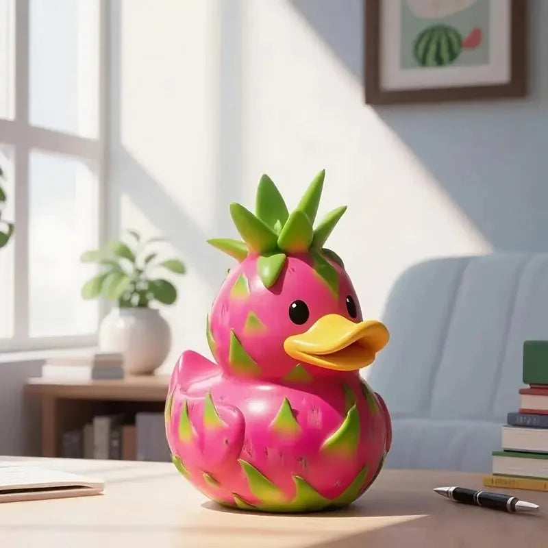 Unisex Badeand med Jordbærmotiv Legende Design 1