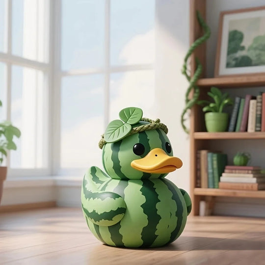 Unisex Badeand med Jordbærmotiv Legende Design 2