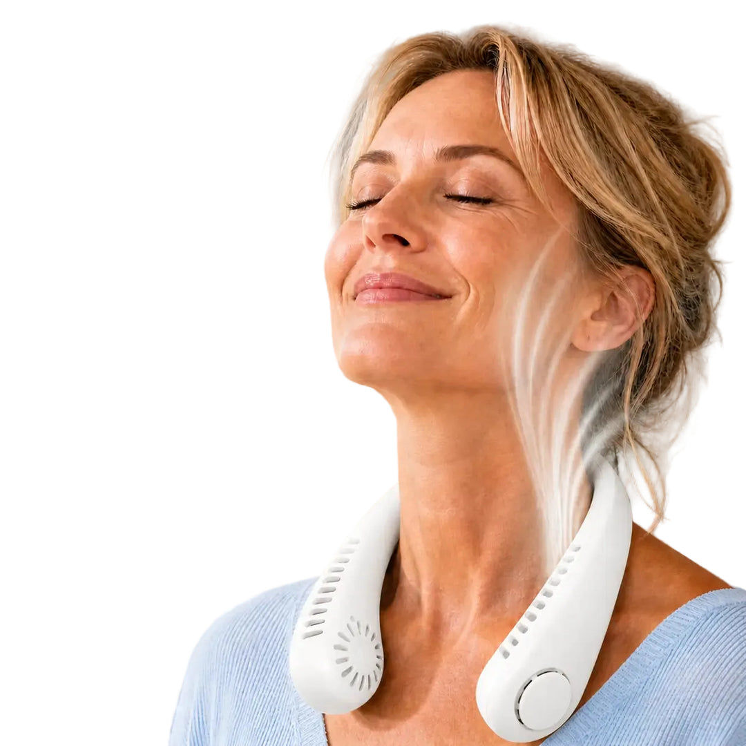 Unisex Bærbar Halsventilator med Justerbare Hastigheder 0