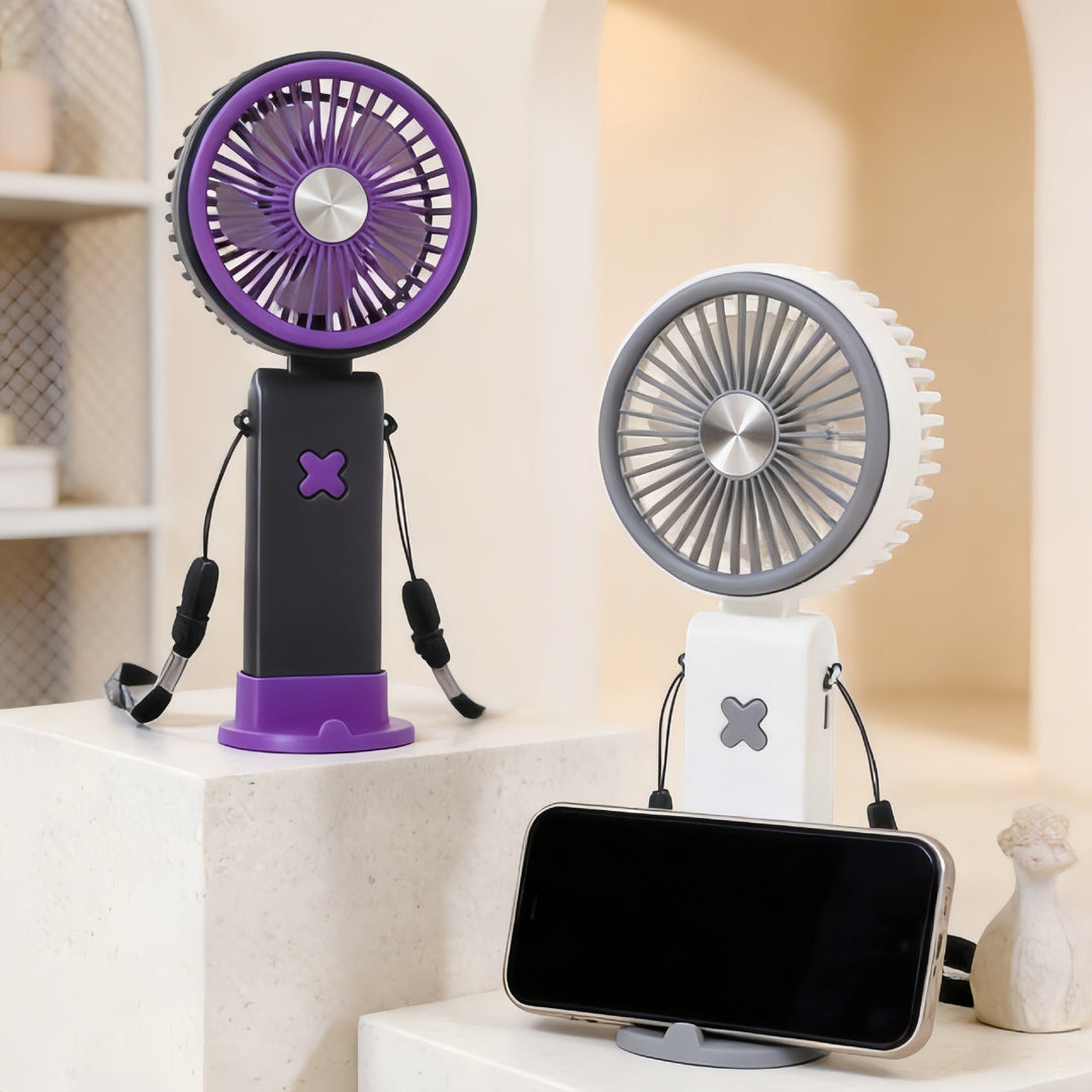 Unisex Bærbar USB Skrivebordsventilator med Justerbart Vippehoved 1