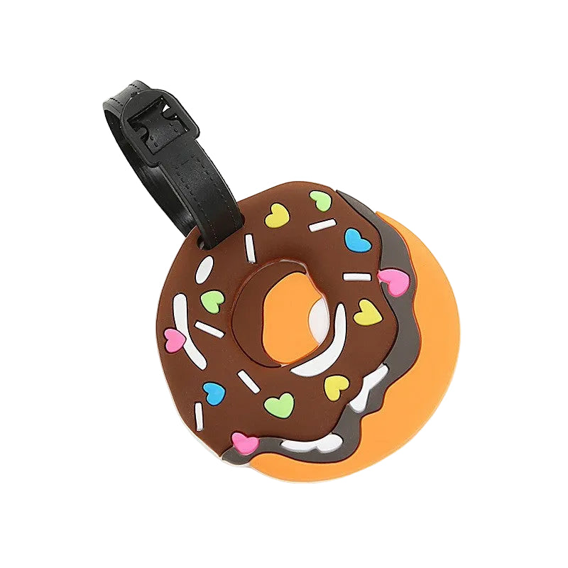 Unisex Bagagemærke med Donut Design 0