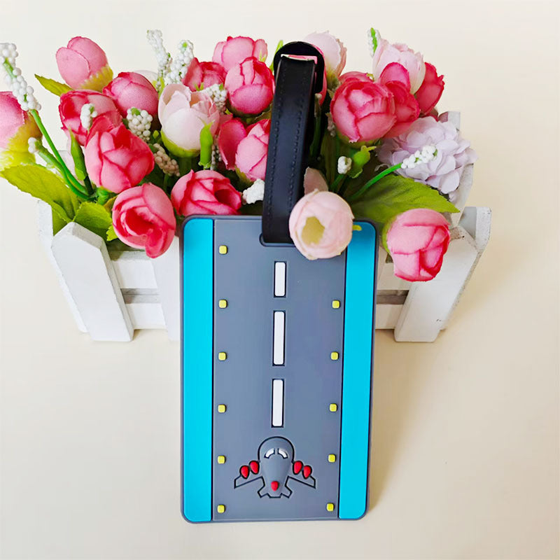 Unisex Bagagemærke med Farverigt Prikdesign 7