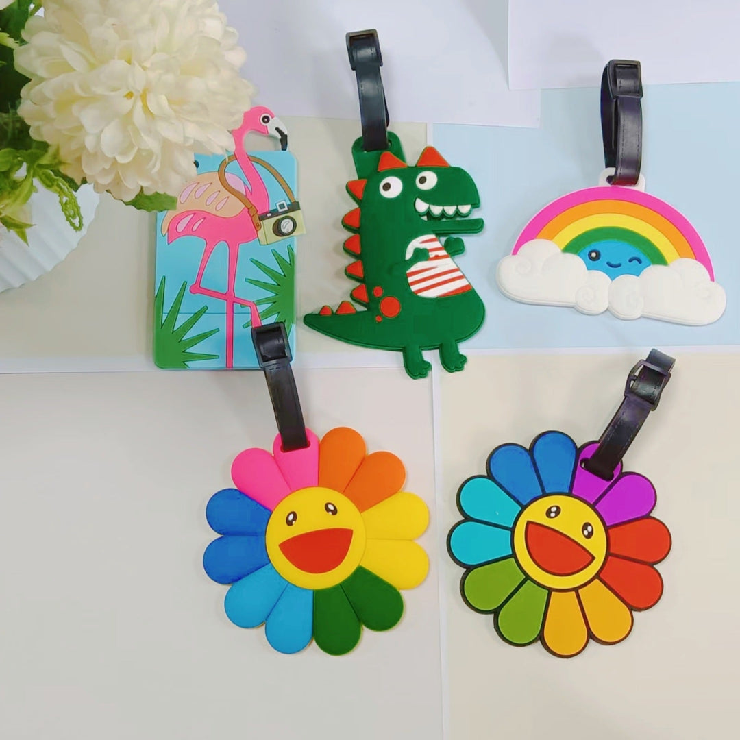 Unisex Bagagemærke med Flamingo Design 2