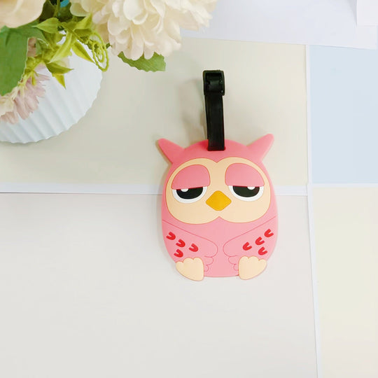 Unisex Bagagemærke med Flamingo Design 6