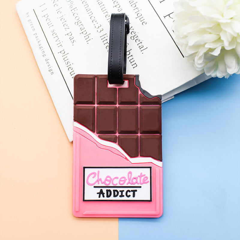 Unisex Bagagemærke med Kreativt Chokolade Design 0