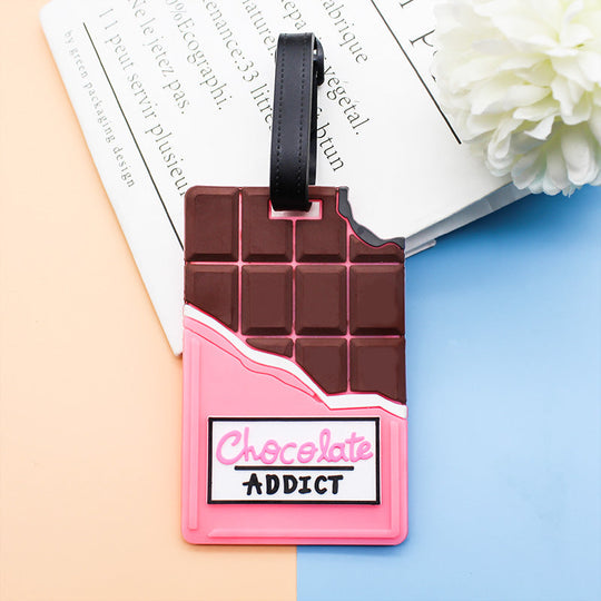 Unisex Bagagemærke med Kreativt Chokolade Design 0