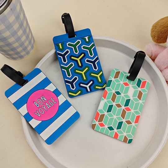 Unisex Bagagemærke med Kreativt Mønster og Justerbar Rem 2
