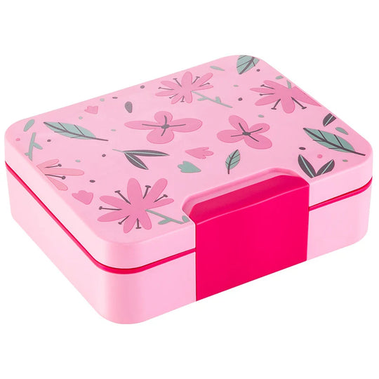 Unisex Bento-madkasse med flere rum og farverigt design 4