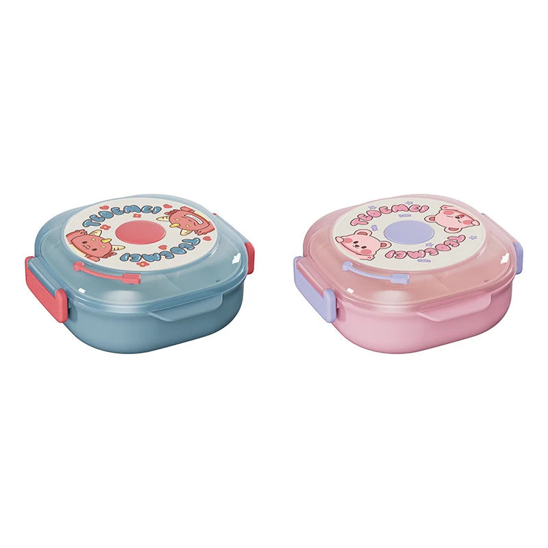 Unisex Bento-madkasse med flere sektioner og legende design 5
