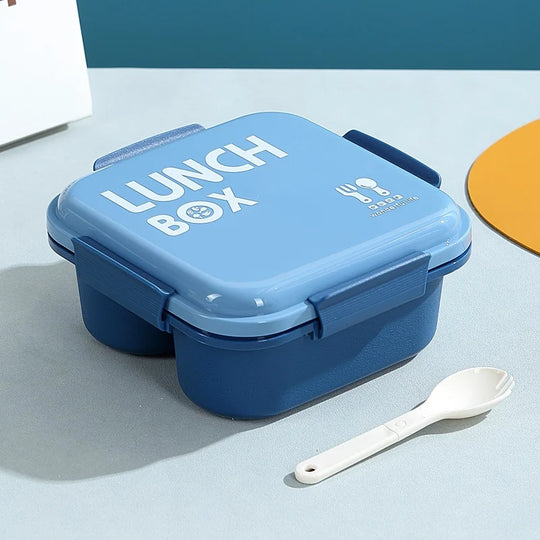 Unisex Bento Box med Flere Rum til Madopbevaring 0