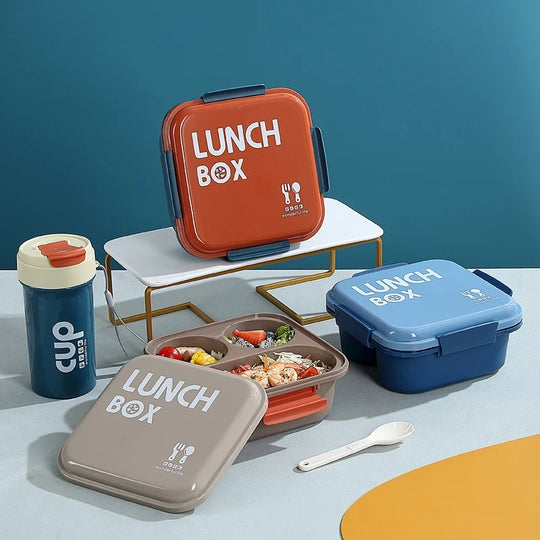 Unisex Bento Box med Flere Rum til Madopbevaring 1