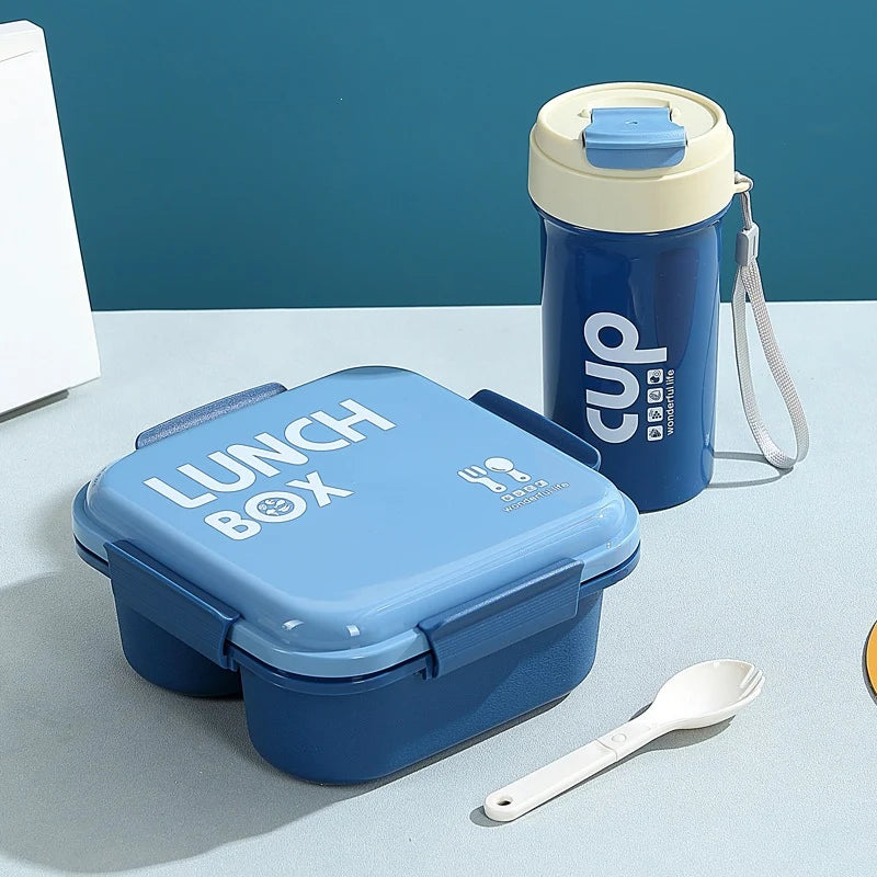 Unisex Bento Box med Flere Rum til Madopbevaring 8