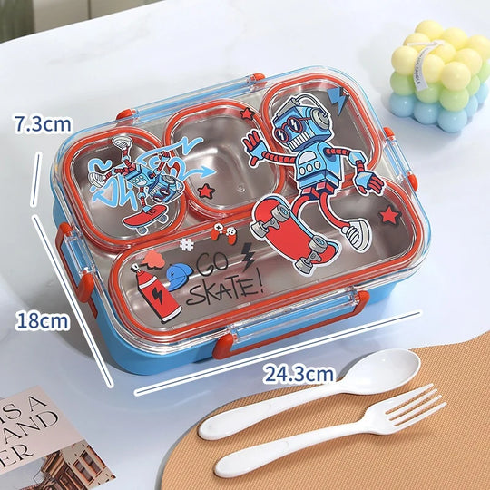 Unisex Bento Madkasse Med Tegneserie Tema 4