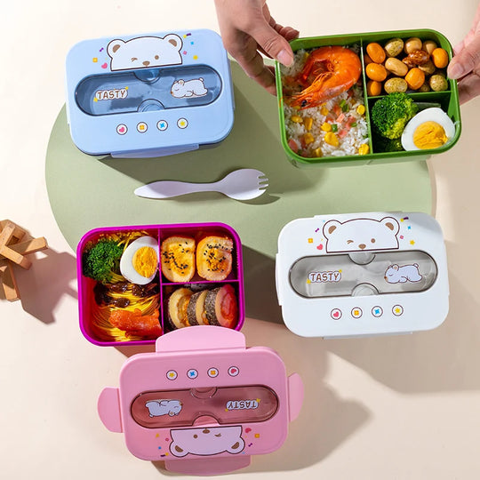 Unisex Bento Madkasse Multifunktionel Design 0