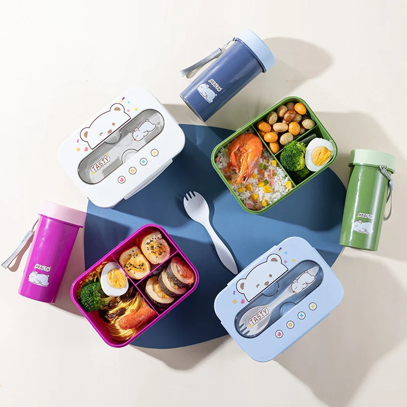 Unisex Bento Madkasse Multifunktionel Design 4