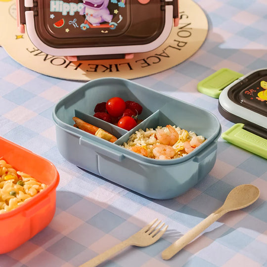 Unisex Bento Madkasse med Dyretema og Flere Rum 4