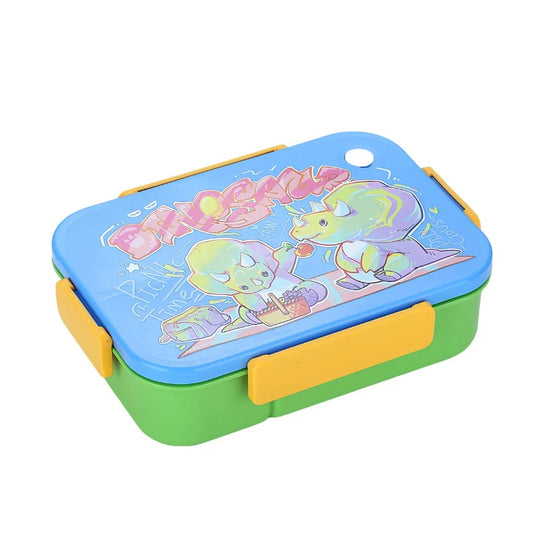 Unisex Bento Madkasse med Figurer og Flere Rum 5