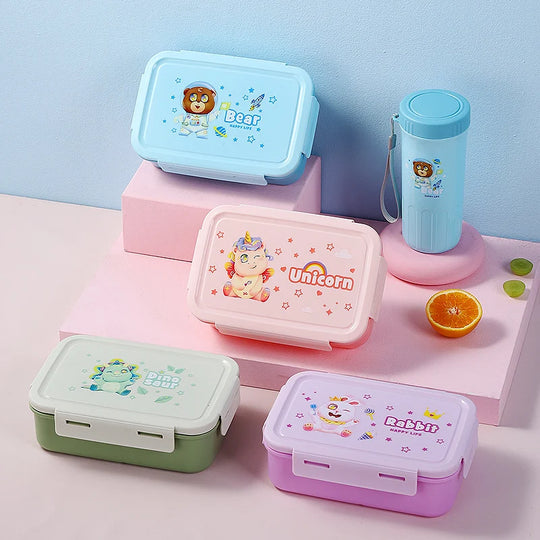 Unisex Bentoboks med Sjovt Tema og Flere Rum 0