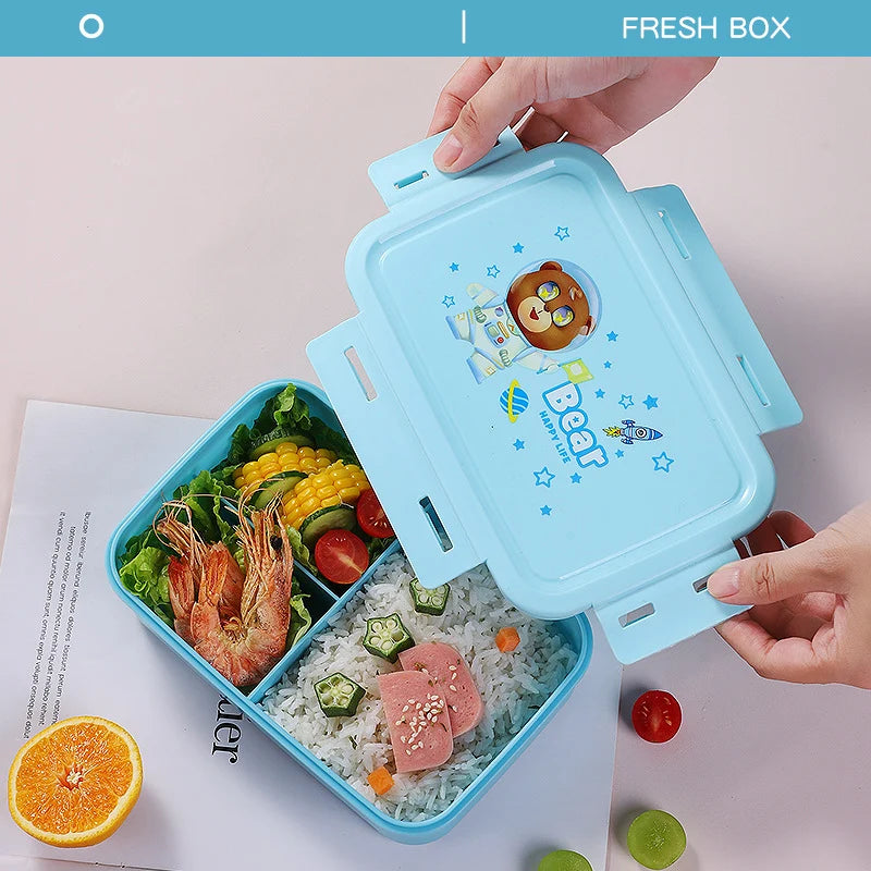 Unisex Bentoboks med Sjovt Tema og Flere Rum 1