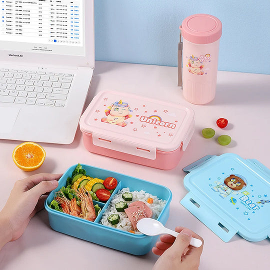 Unisex Bentoboks med Sjovt Tema og Flere Rum 2