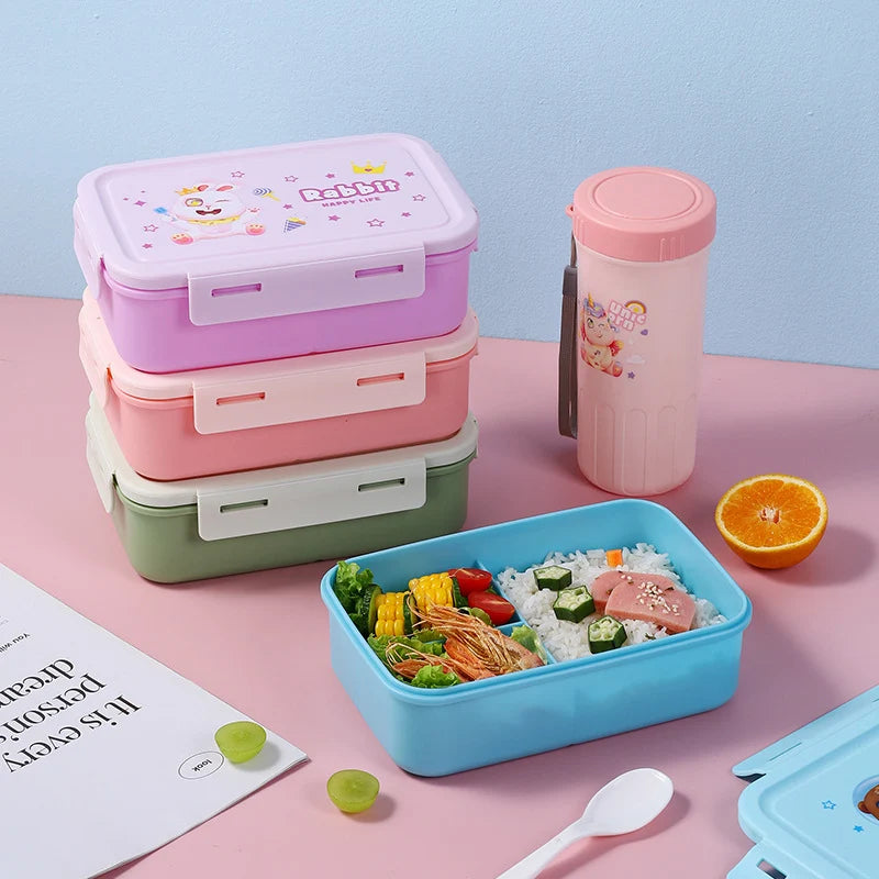 Unisex Bentoboks med Sjovt Tema og Flere Rum 3