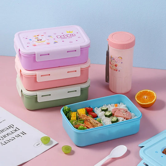 Unisex Bentoboks med Sjovt Tema og Flere Rum 3