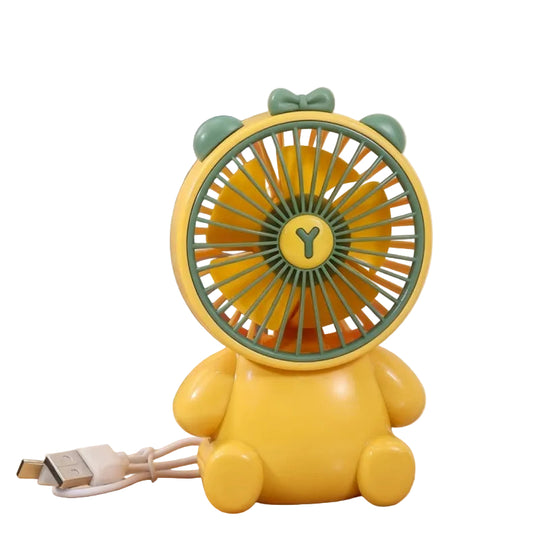 Unisex Bordventilator Kompakt Figurdesign USB-drevet Støjsvag 0