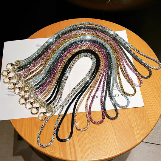 Unisex Brillesnor Med Funklende Krystaldesign 1