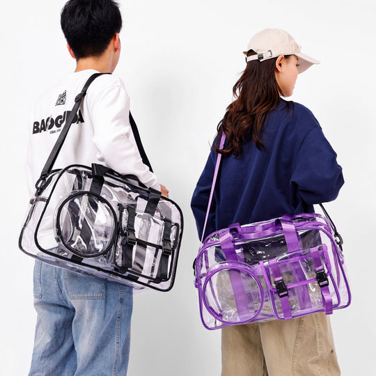 Unisex Duffle Taske Transparent Utility Design 1