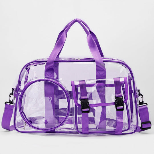 Unisex Duffle Taske Transparent Utility Design 6