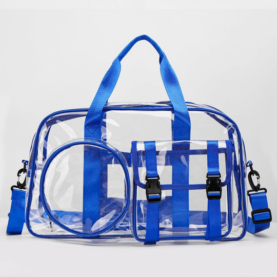 Unisex Duffle Taske Transparent Utility Design 8