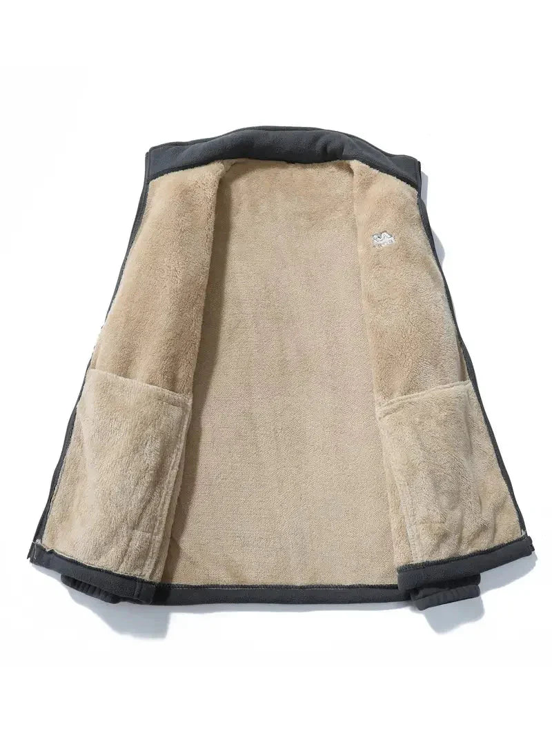 Unisex Fleece Vest til Udendørs Aktiviteter Komfortabel og Stilfuld 6
