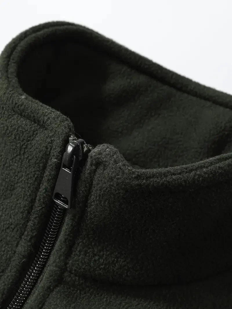 Unisex Fleece Vest til Udendørs Aktiviteter Komfortabel og Stilfuld 8
