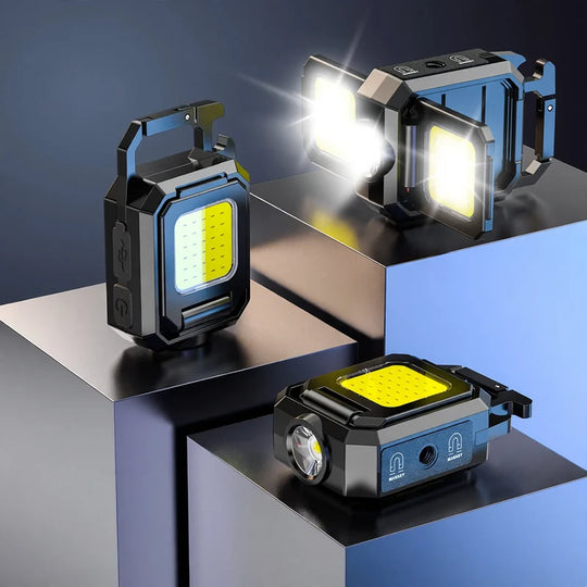 Unisex Genopladelig LED-lommelygte Kompakt Design 3