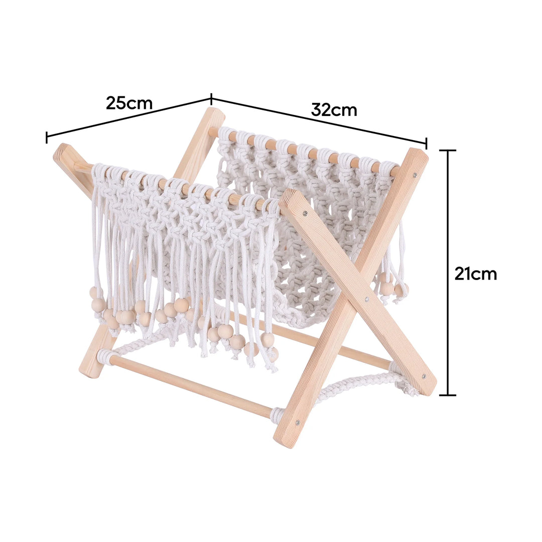 Unisex Hængekøje Macramé Stilfuld Opbevaring 1