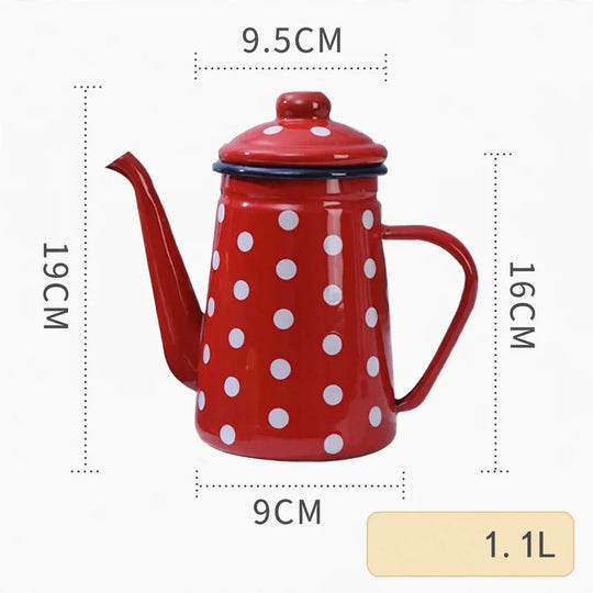 Unisex Håndbryggerkedel med Præcis Tud 1,1 L Moderne Japansk Design 6