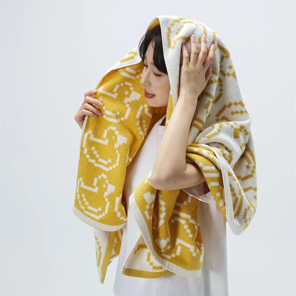 Unisex Hyggetæppe med Jacquardmønster og Blød Fleece 3
