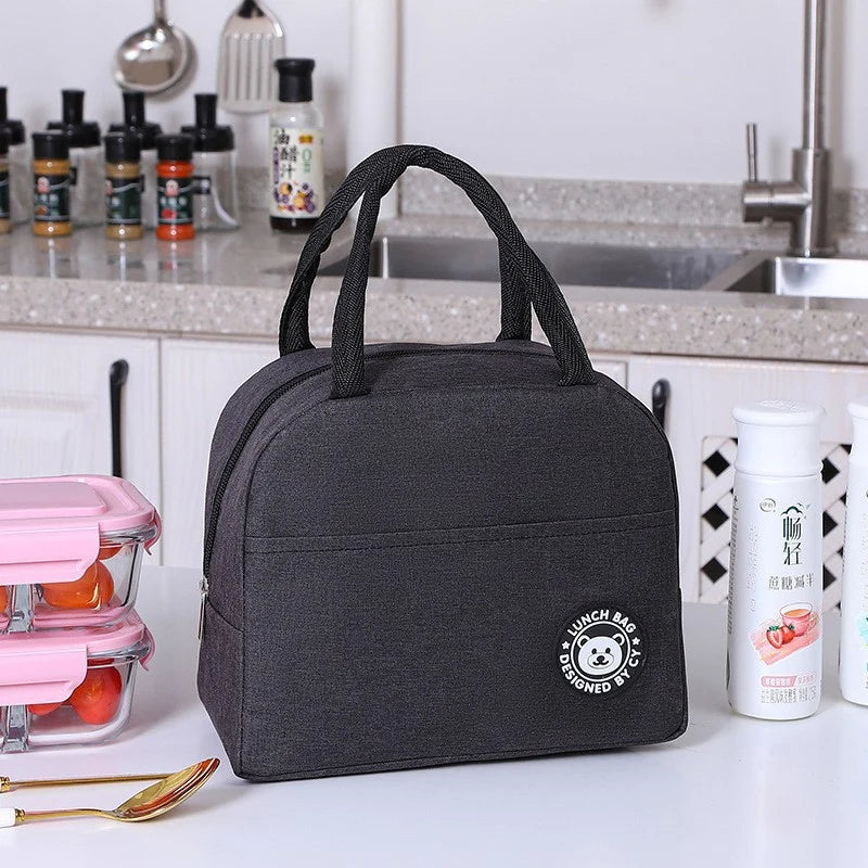 Unisex Isoleret Frokostkøletaske Praktisk Design Moderne Stribet Mønster 10