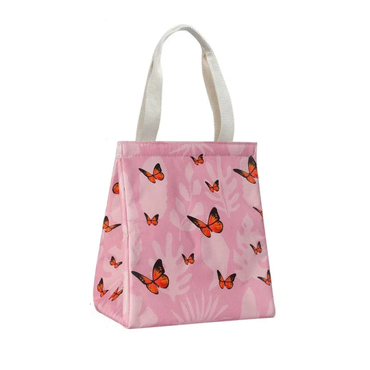 Unisex Isoleret Frokosttaske Med Sommerfugleprint 0
