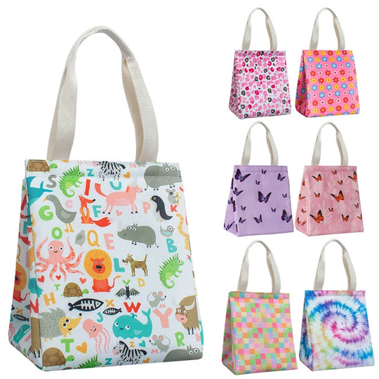 Unisex Isoleret Frokosttaske Med Sommerfugleprint 1