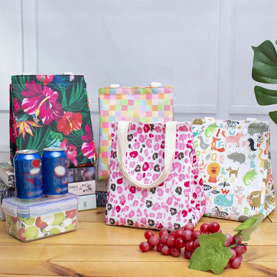 Unisex Isoleret Frokosttaske Med Sommerfugleprint 2