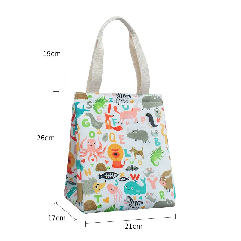 Unisex Isoleret Frokosttaske Med Sommerfugleprint 5