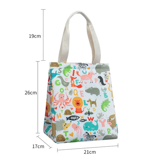 Unisex Isoleret Frokosttaske Med Sommerfugleprint 5