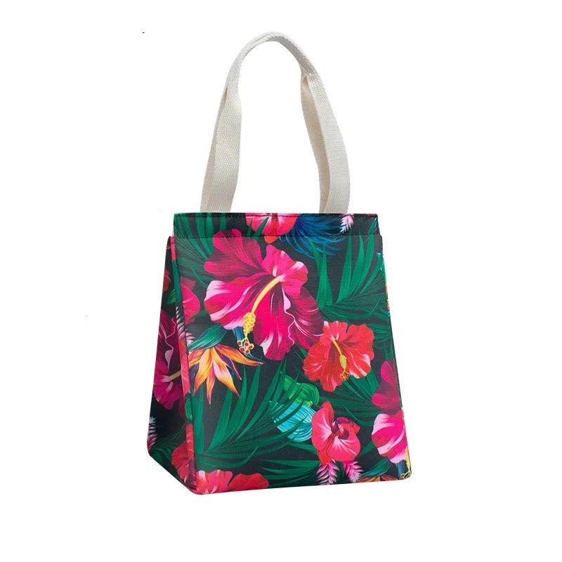 Unisex Isoleret Frokosttaske Med Sommerfugleprint 8
