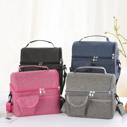 Unisex Isoleret Frokosttaske Praktisk og Stilren 1