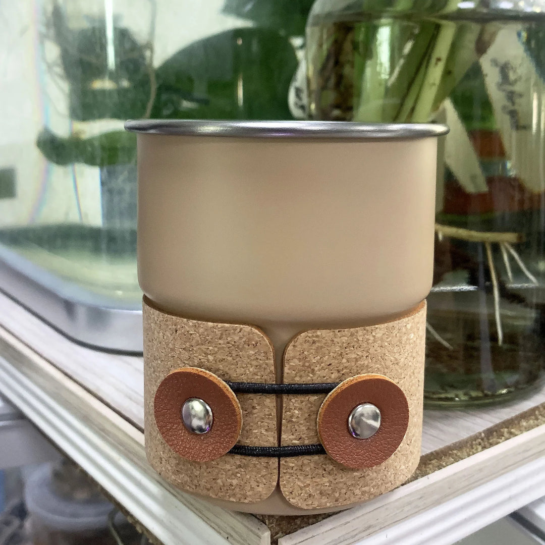 Unisex Kaffekande Rustfrit Stål Med Læderhåndtag Praktisk Design 8