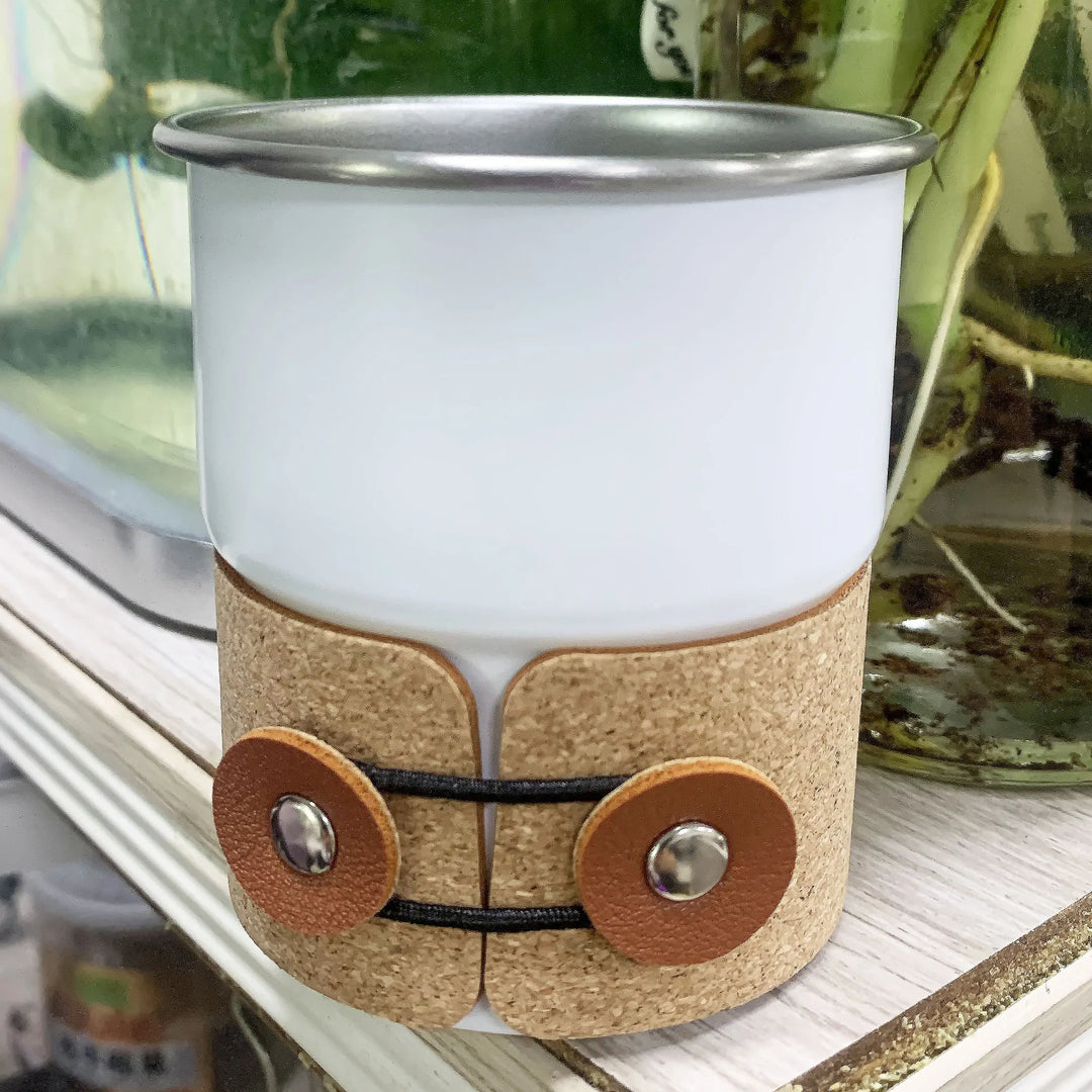Unisex Kaffekande Rustfrit Stål Med Læderhåndtag Praktisk Design 9