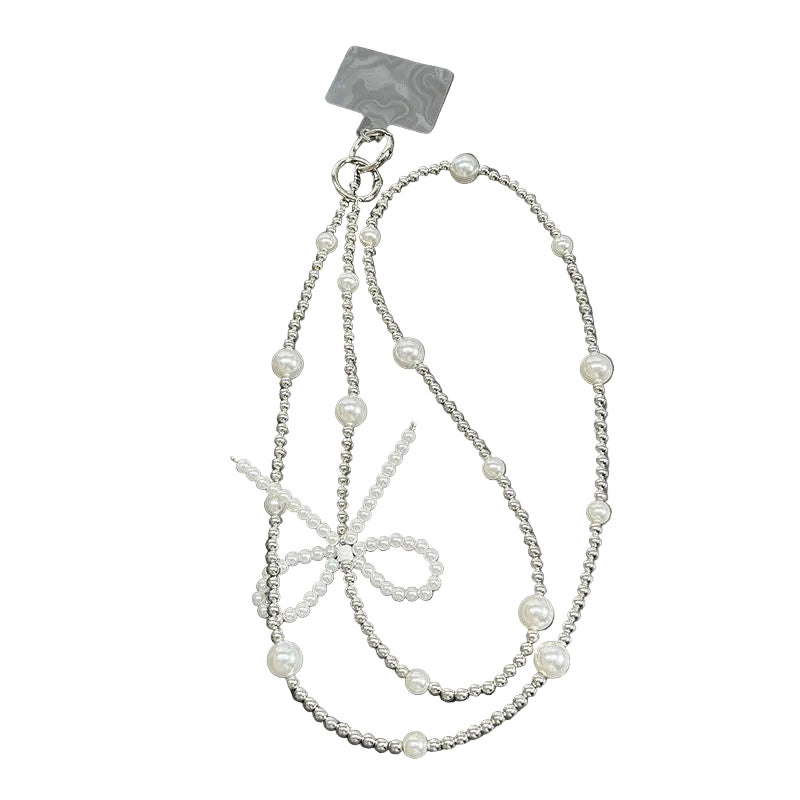 Unisex Lanyard med Perlebesætning og Justerbar Længde 0